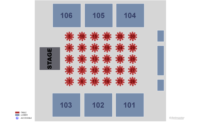 Taft Seating Chart